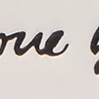 "I Love You" Embossed Leather Mini Zip Card Case 