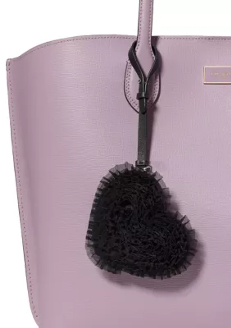 Charmed Tulle Heart Bag Charm