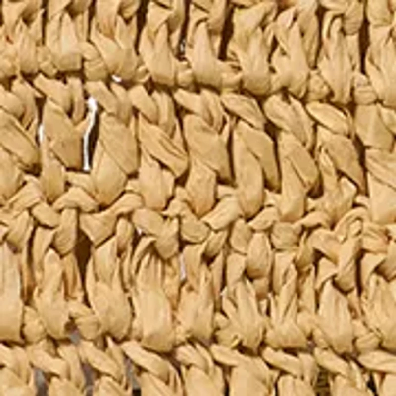 Large Straw Tulip Tote Bag