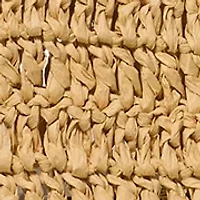 Large Straw Tulip Tote Bag