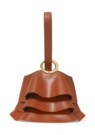 Halo Ruffle Mini Crossbody Bucket Bag