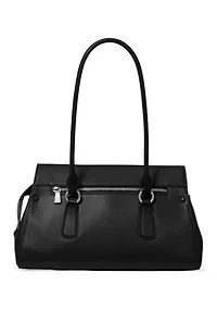 Zip Front Satchel Bag