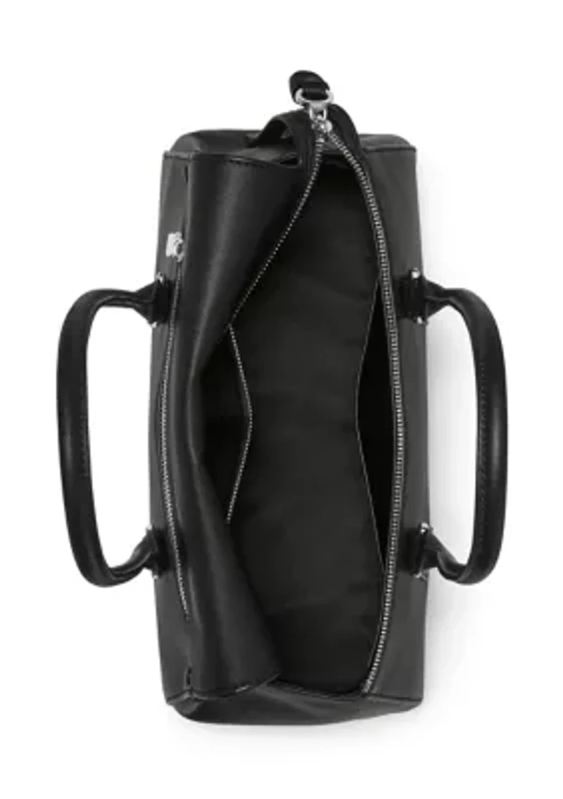 Zip Front Satchel Bag