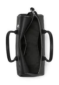 Zip Front Satchel Bag