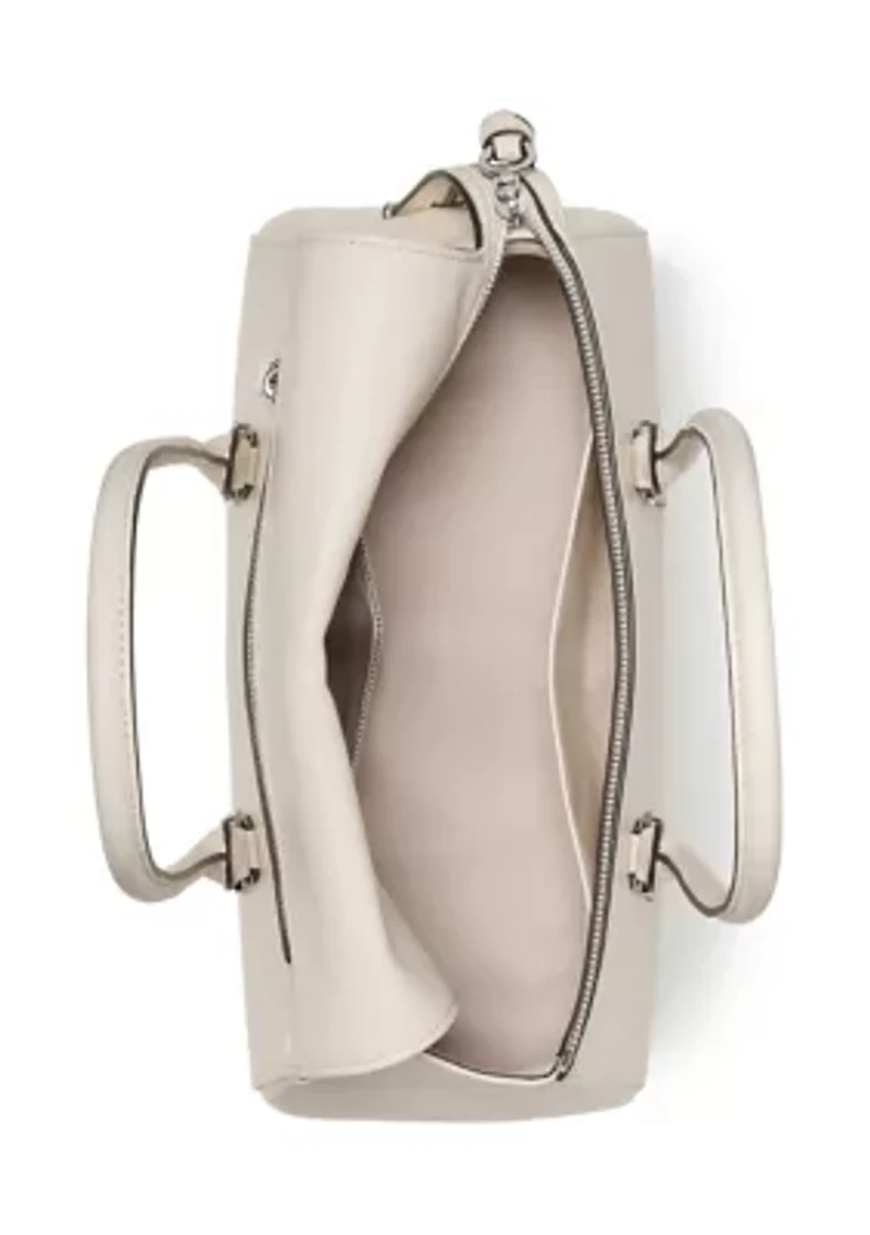 Zip Front Satchel Bag