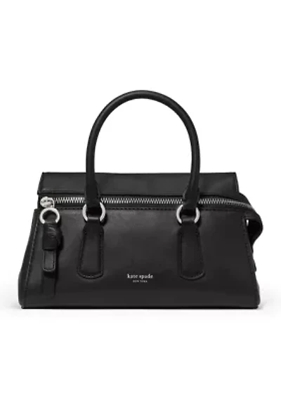 Mini Zip Front Satchel Bag