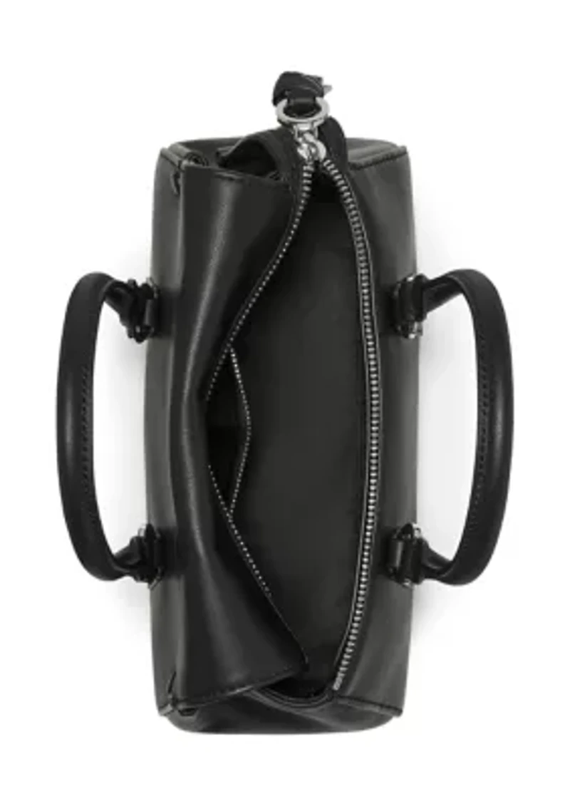 Mini Zip Front Satchel Bag