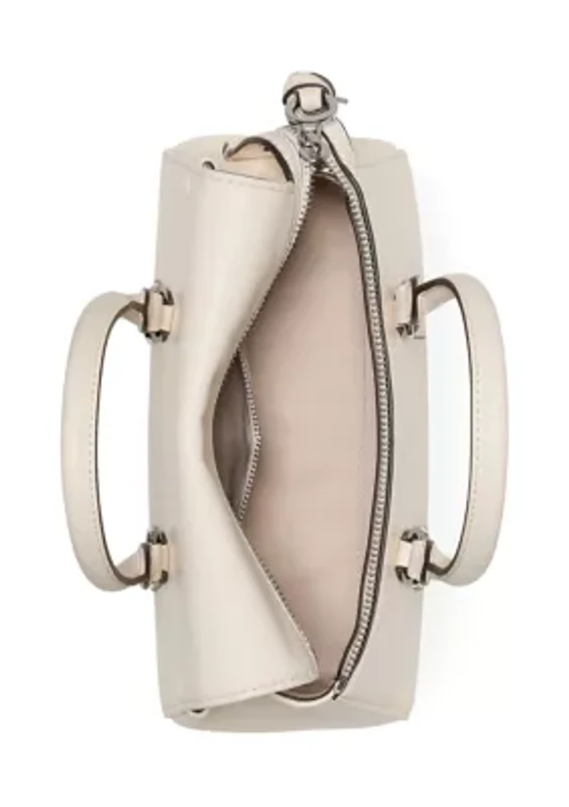Mini Zip Front Satchel Bag