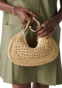 Straw Bangle Bag