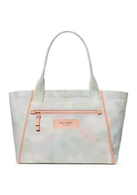 Dash Large Floral Canvas Tote Bag