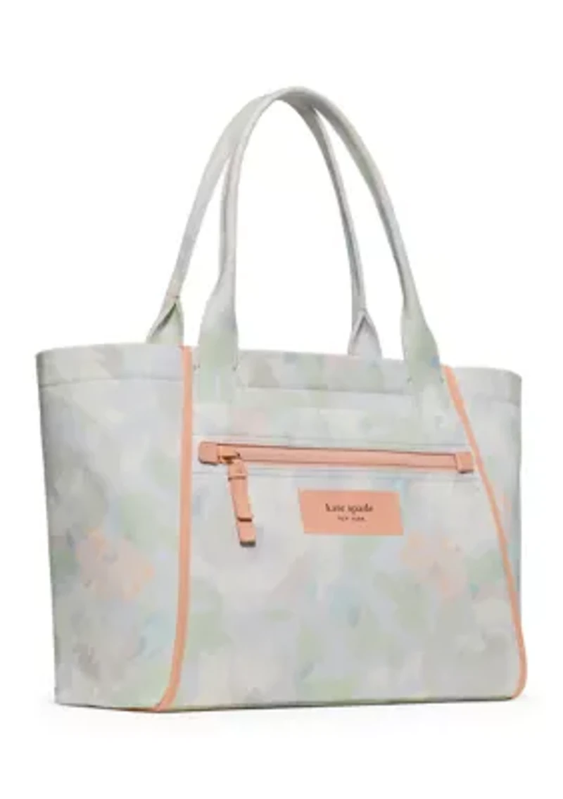 Dash Large Floral Canvas Tote Bag