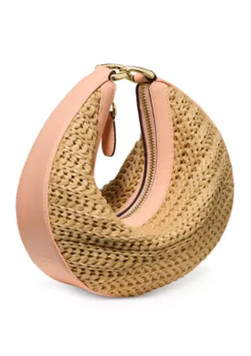 Duo Straw Crossbody Bag