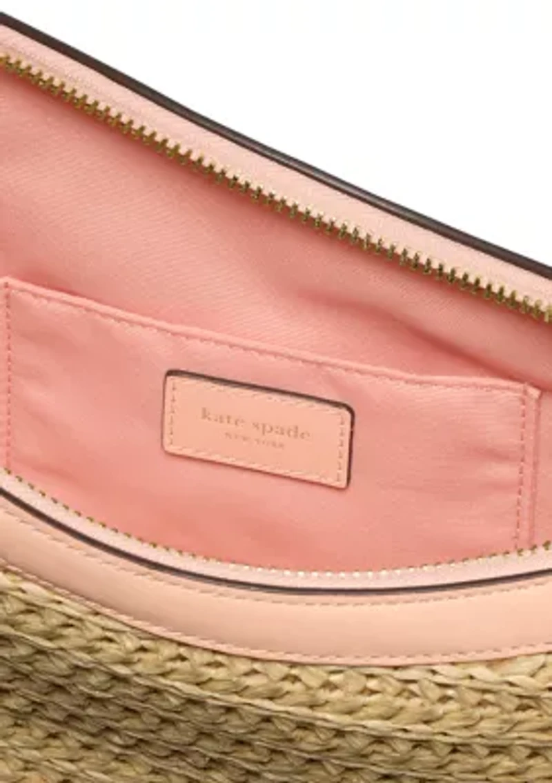 Duo Straw Crossbody Bag