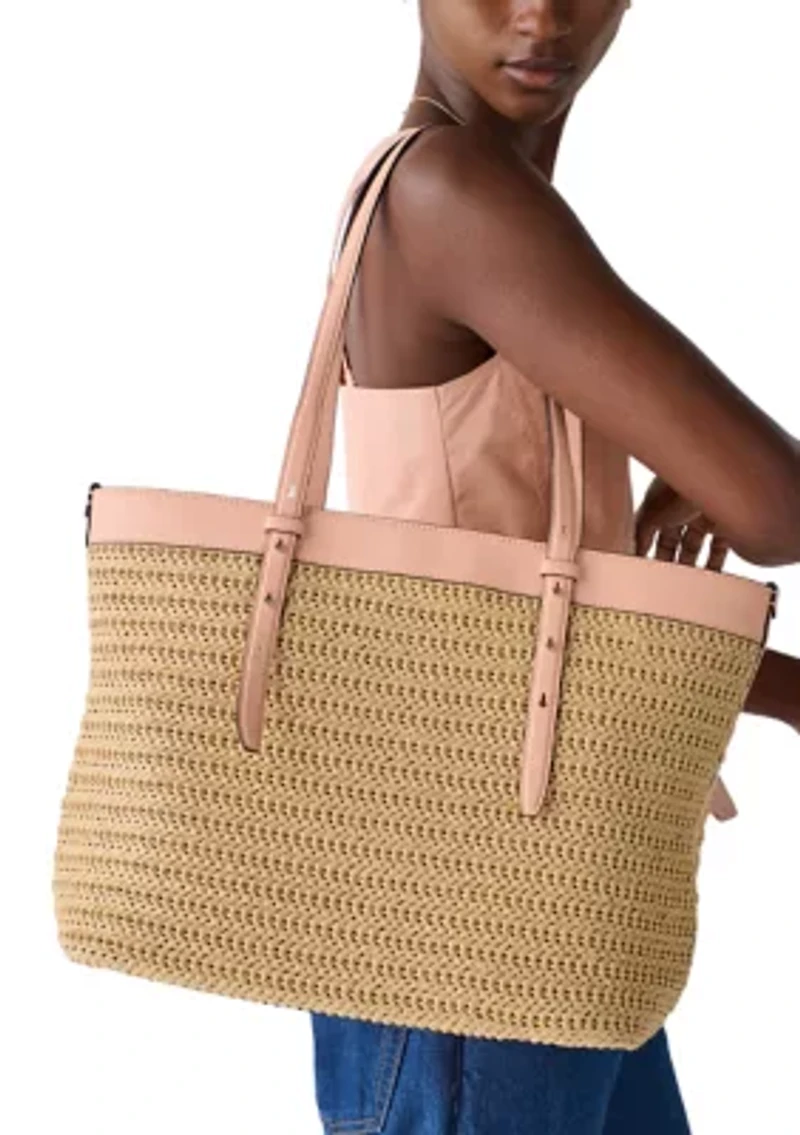 Do It All Straw Tote Bag