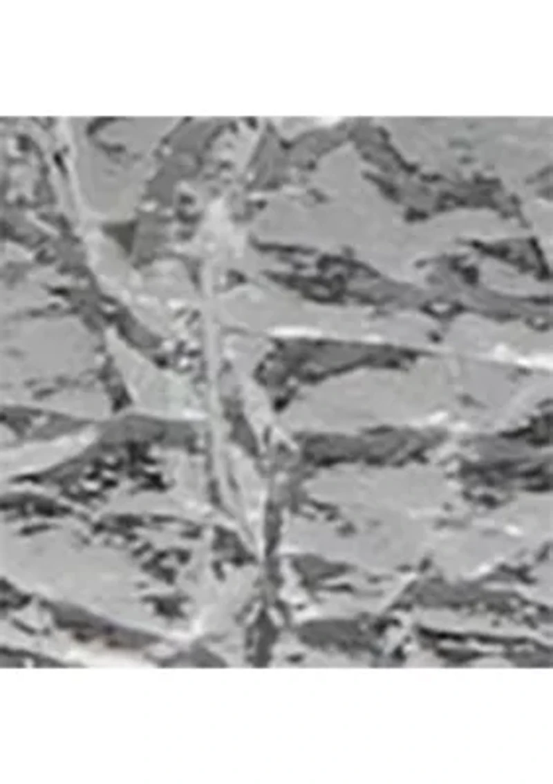 Crinkle Metallic Mini Zip Card Case