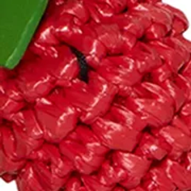 Charmed Strawberry Crochet Bag Charm