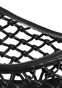 Duo Knotted Woven Crossbody Bag