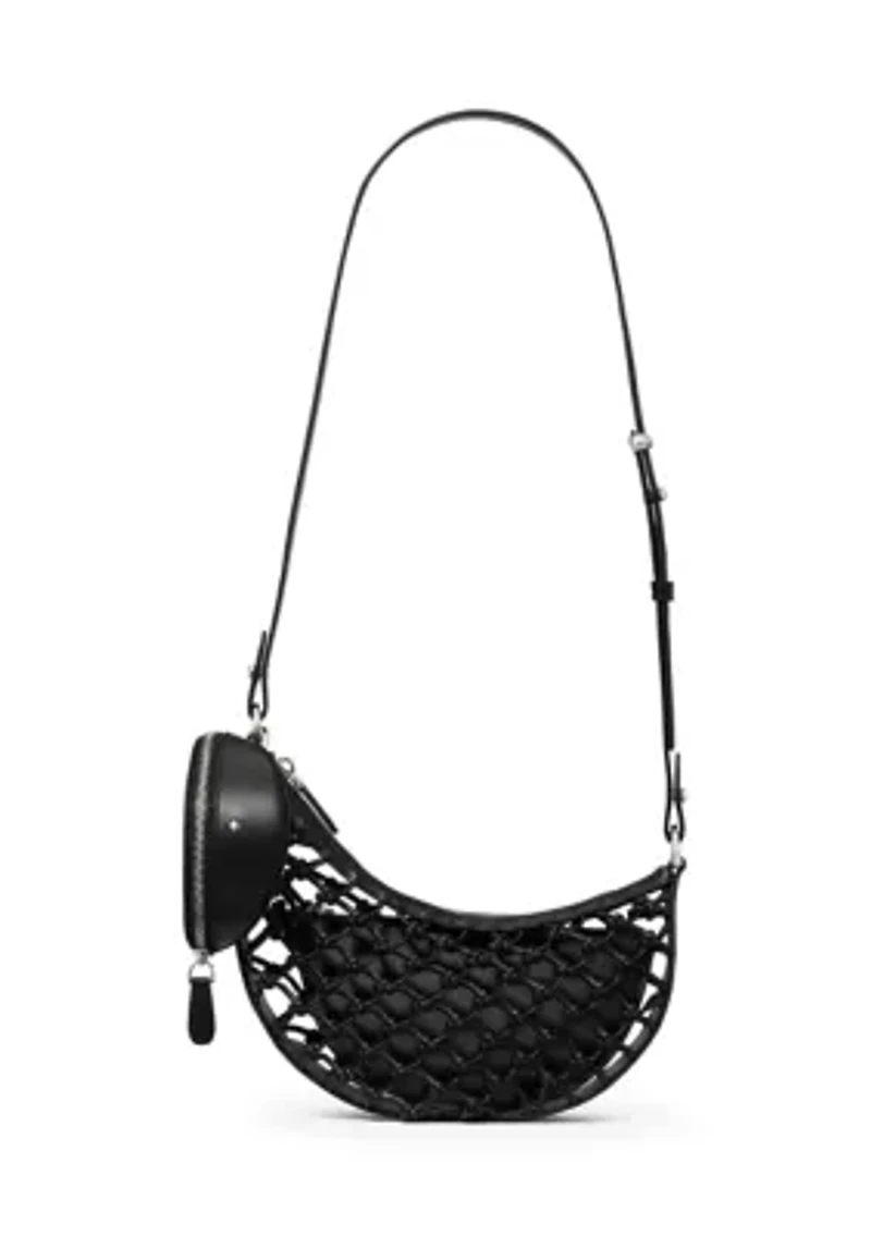 Duo Knotted Woven Crossbody Bag