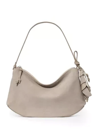 Loop Suede Large Shoulder Bag