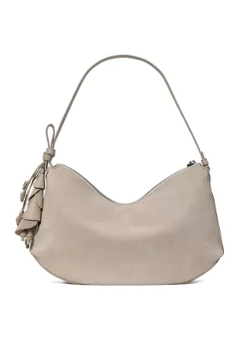 Loop Suede Large Shoulder Bag