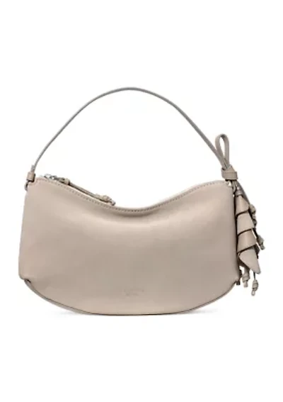 Loop Suede Shoulder Bag