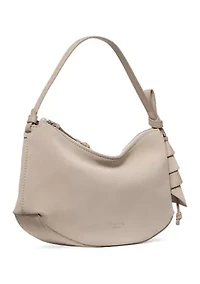 Loop Suede Shoulder Bag