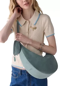 Duo Suede Large Crossbody Bag