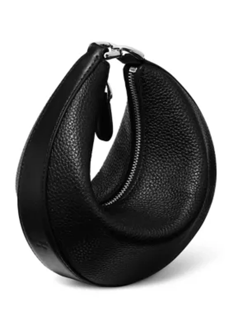 Duo Pebbled Leather Mini Shoulder Bag