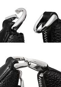 Duo Pebbled Leather Mini Shoulder Bag