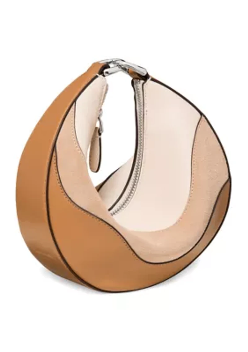 Duo Wavy Suede Crossbody bag