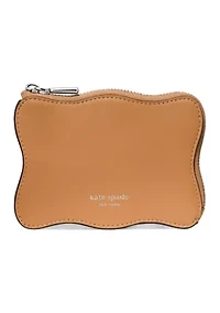 Wavy Mini Zip Card Case