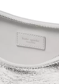 Duo Crinkle Metallic Leather Mini Shoulder Bag