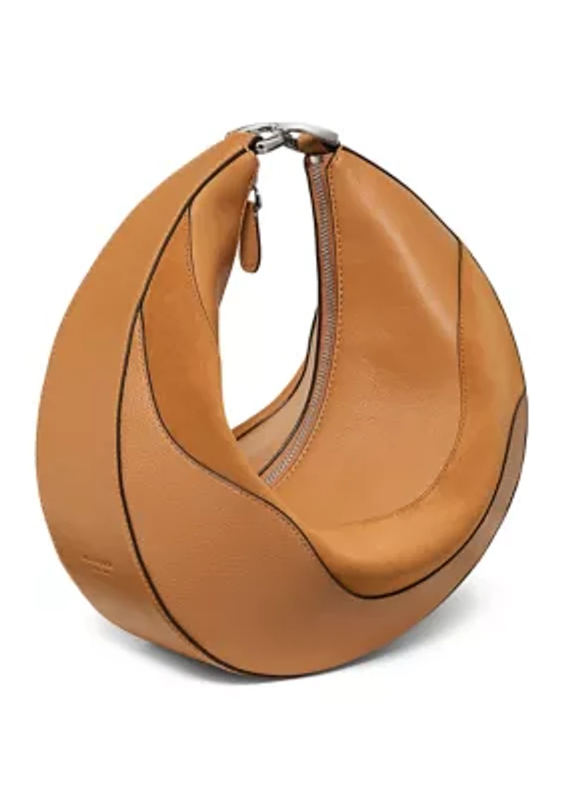 Duo Wavy Suede Large Crossbody Bag