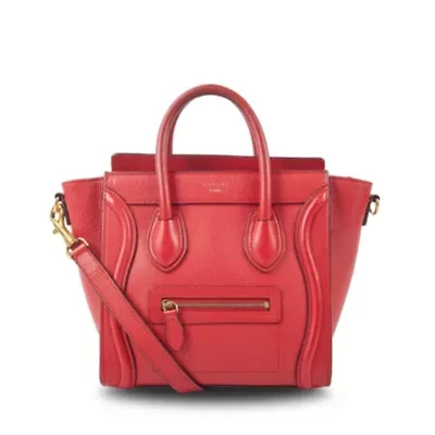 Celine Micro Luggage Drummed Leather -FINAL SALE NO RETURNS