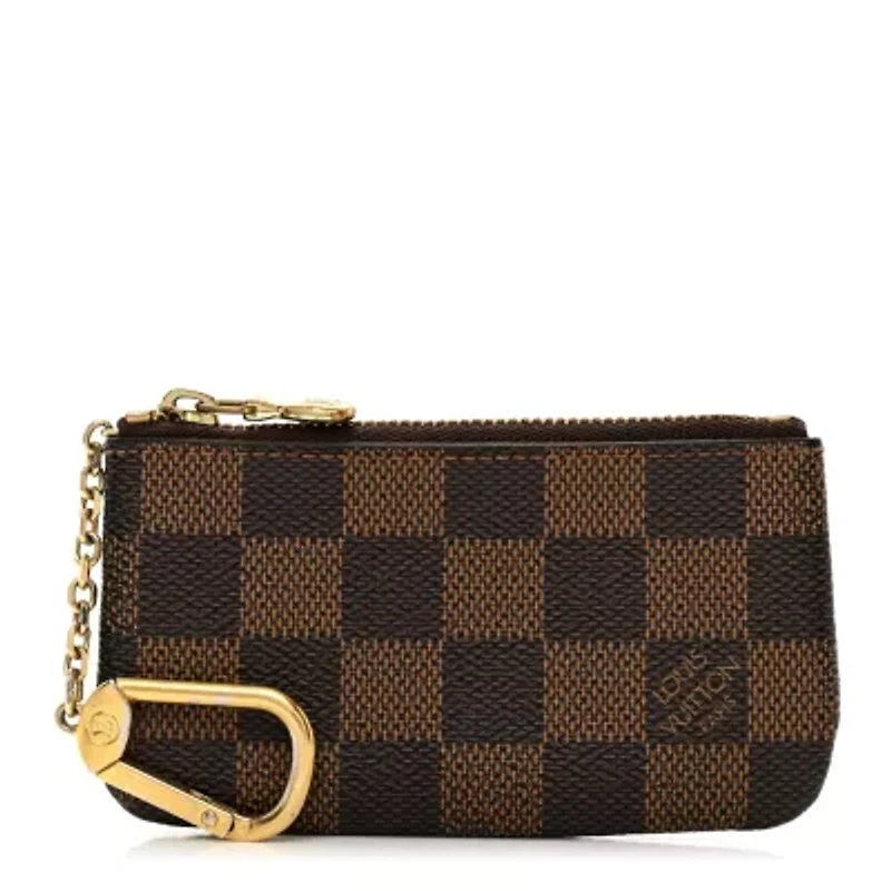 Louis Vuitton Pochette Cles Damier Ebene -FINAL SALE NO RETURNS