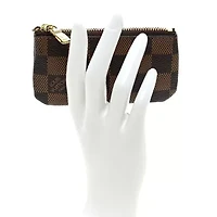 Louis Vuitton Pochette Cles Damier Ebene -FINAL SALE NO RETURNS
