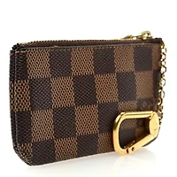 Louis Vuitton Pochette Cles Damier Ebene -FINAL SALE NO RETURNS