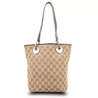 Gucci Eclipse Tote Bag GG Canvas -FINAL SALE NO RETURNS