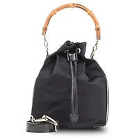 Gucci Bamboo Two-Way Bucket Bag -FINAL SALE NO RETURNS
