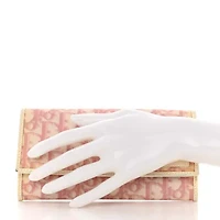 Dior Monogram Girly Flap Wallet Pink -FINAL SALE NO RETURNS