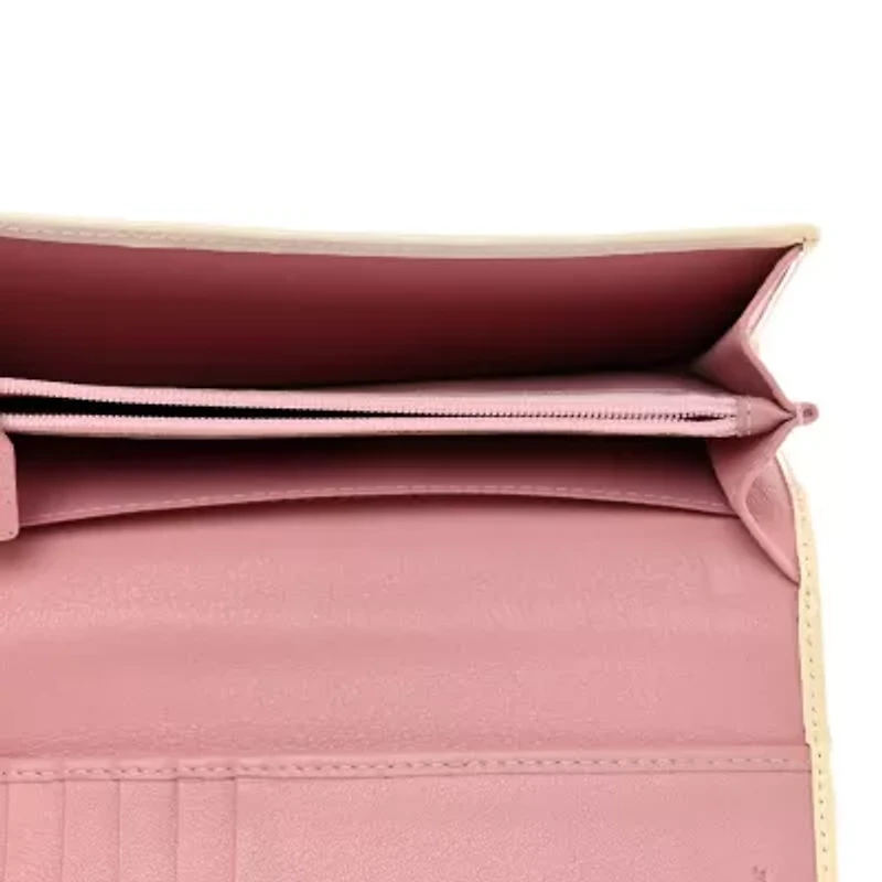 Dior Monogram Girly Flap Wallet Pink -FINAL SALE NO RETURNS