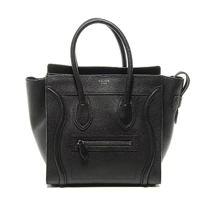 Celine Micro Luggage Drummed Leather -FINAL SALE NO RETURNS