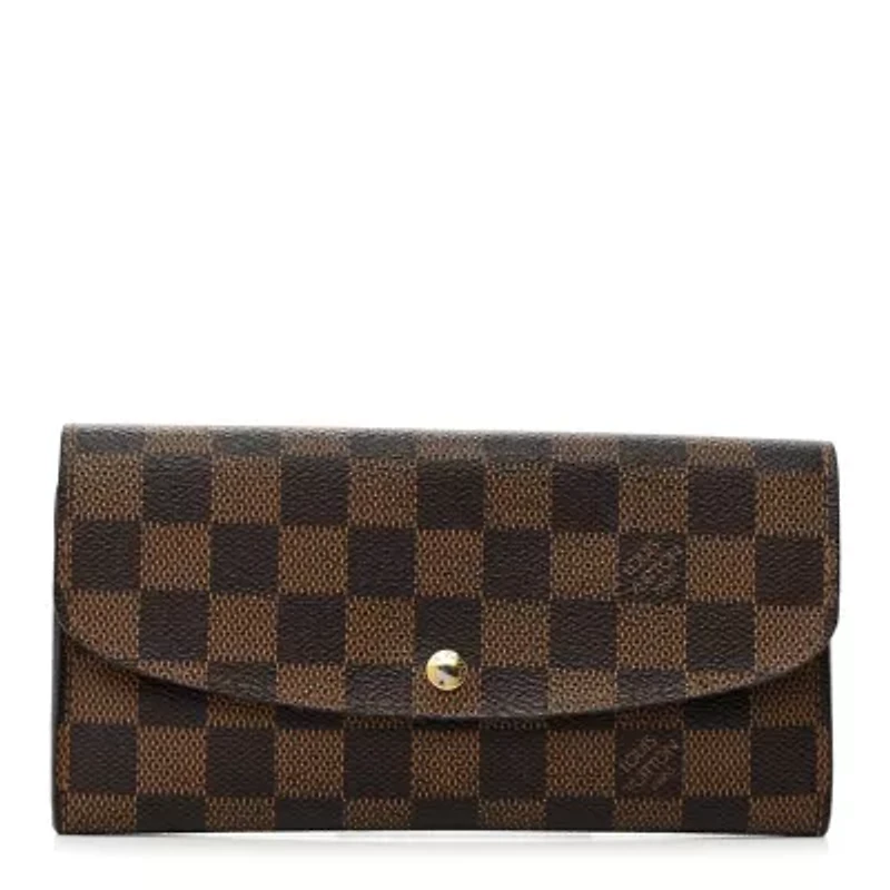Louis Vuitton Damier Ebene Emilie Wallet -FINAL SALE NO RETURNS