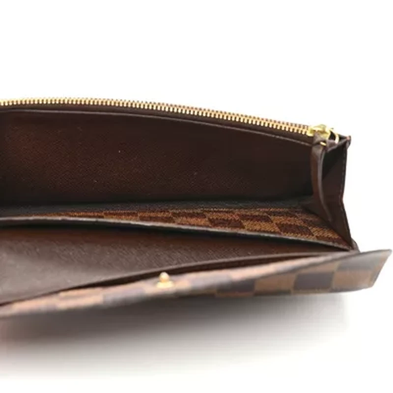 Louis Vuitton Damier Ebene Emilie Wallet -FINAL SALE NO RETURNS