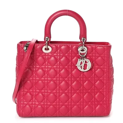 Dior Lady Dior GHW Large Cannage -FINAL SALE NO RETURNS