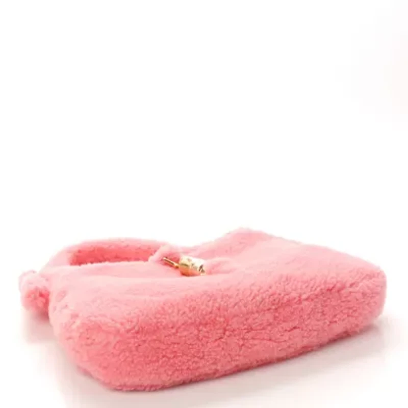 Gucci Shearling Small Jackie 1961 Shoulder Bag Lotus Pink -FINAL SALE NO RETURNS