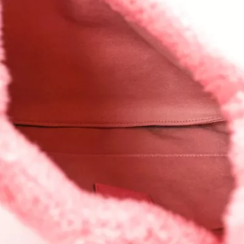 Gucci Shearling Small Jackie 1961 Shoulder Bag Lotus Pink -FINAL SALE NO RETURNS