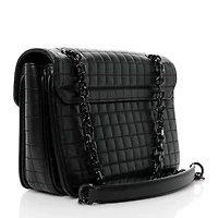 Celine Calfskin Quilted Medium C Bag Black -FINAL SALE NO RETURNS