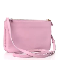 Celine Lambskin Small Trio Crossbody Bag Fuchsia -FINAL SALE NO RETURNS
