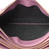 Celine Lambskin Small Trio Crossbody Bag Fuchsia -FINAL SALE NO RETURNS